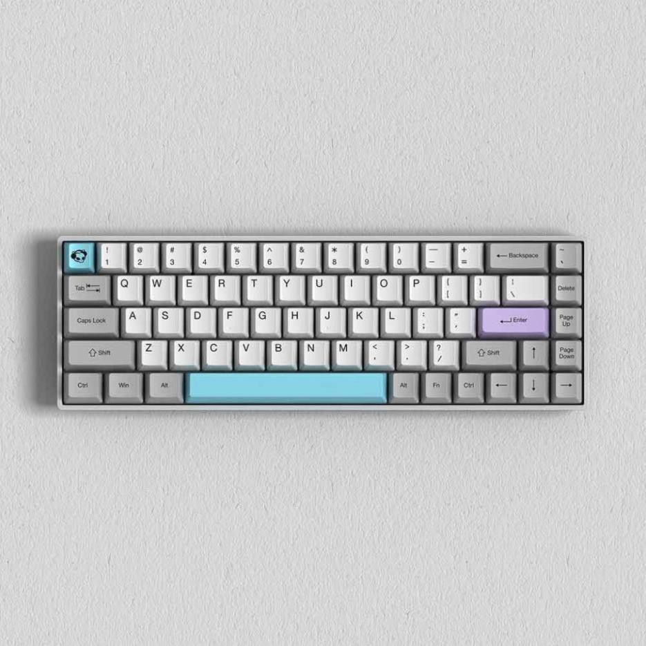 Bàn phím cơ Akko 3068 Silent – Bluetooth 5.0 – Led trắng