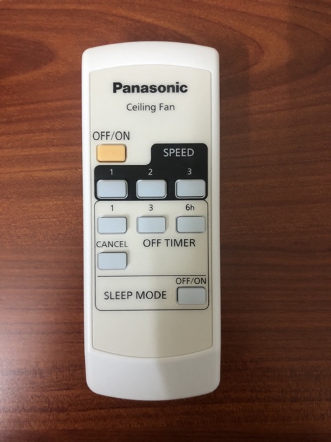 Remote điều khiển quạt trần Panasonic 4 cánh - Chính hãng Made in Malaysia