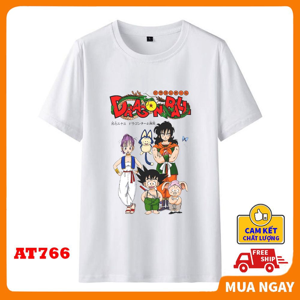 ÁO thun nam nữ rẻ đẹp in hình 7 Viên Ngọc Rồng DRAGON BALL cổ tròn áo rộng vải mềm mịn dày dặn thoáng mát cao cấp 2020