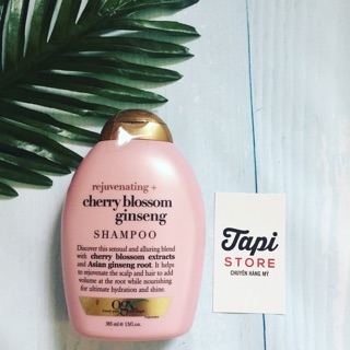 Dầu gội đầu OGX Rejuvenating Cherry Blossom Ginseng Shampoo