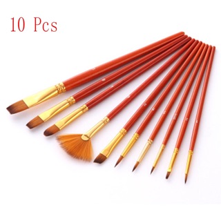 Cọ vẽ màu nước bộ 10 cây