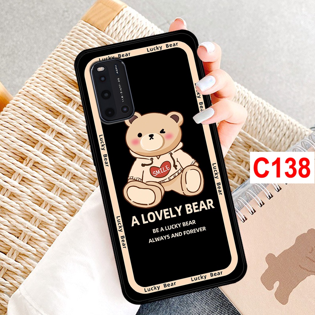 Ốp lưng Vivo V19 in hình gấu bear dễ thương. ốp lưng vivo rẻ bền đẹp