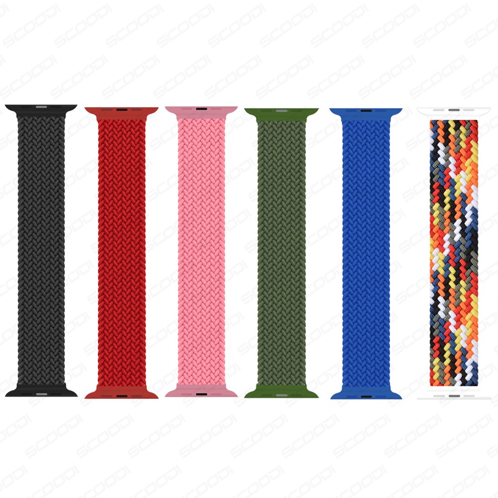 Dây Đeo Bằng Nylon Co Giãn Cho iWatch Ultra band 49mm 45mm 41mm 44mm 40mm 38mm 42mm iWatch Series 8 7 6 SE 5 4 3 2 1