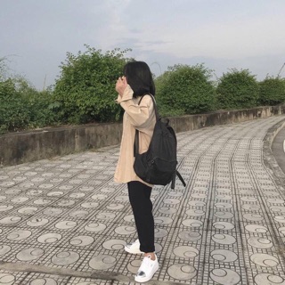 SƠMI LỤA MÀU KEM, Nam Nữ đều mặc được