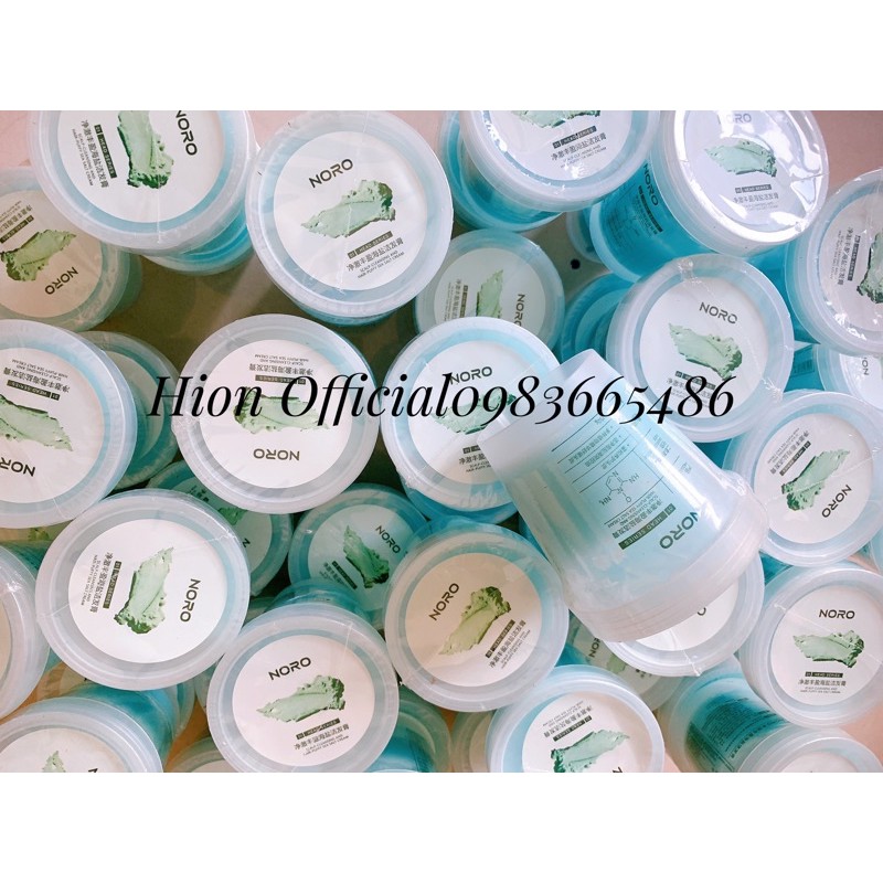 Muối biển tẩy tế bào chết cho tóc da đầu Noro kiểm soát dầu nhờn giảm bết tóc làm sạch chăm sóc tóc tại nhà