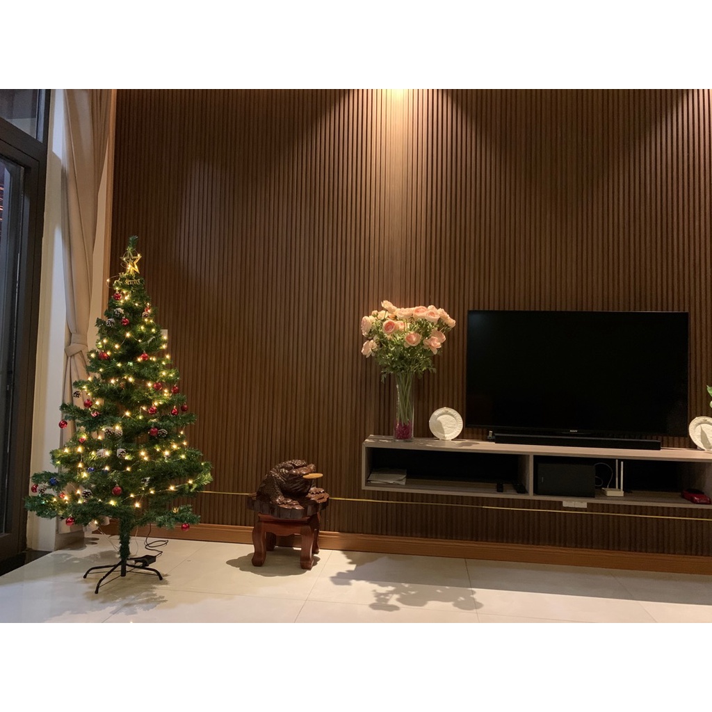 Cây thông Noel 180cm tán lá siêu dày loại 650 đầu cành+ Bộ phụ kiện trang trí cao cấp- C180
