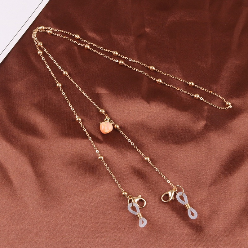 Dây đeo mắt kính hình trái cây bằng kim loại thời trang thanh lịch