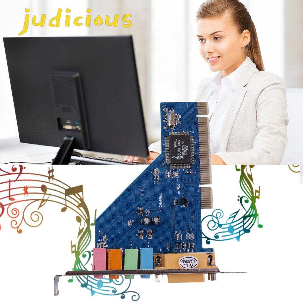 Card Âm Thanh 4 Kênh 5.1 3d Pci Cho Pc Windows Xp / Vista / 7 | BigBuy360 - bigbuy360.vn