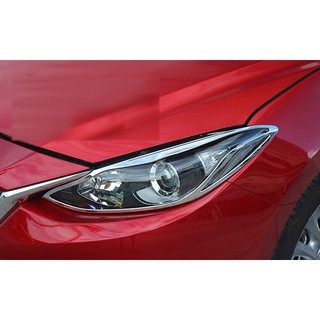 Bộ ốp viền đèn pha xe Mazda 3--2018 - 2019