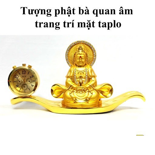 Tượng Phật bà Quan âm trang trí mặt taplo cho xe hơi.
