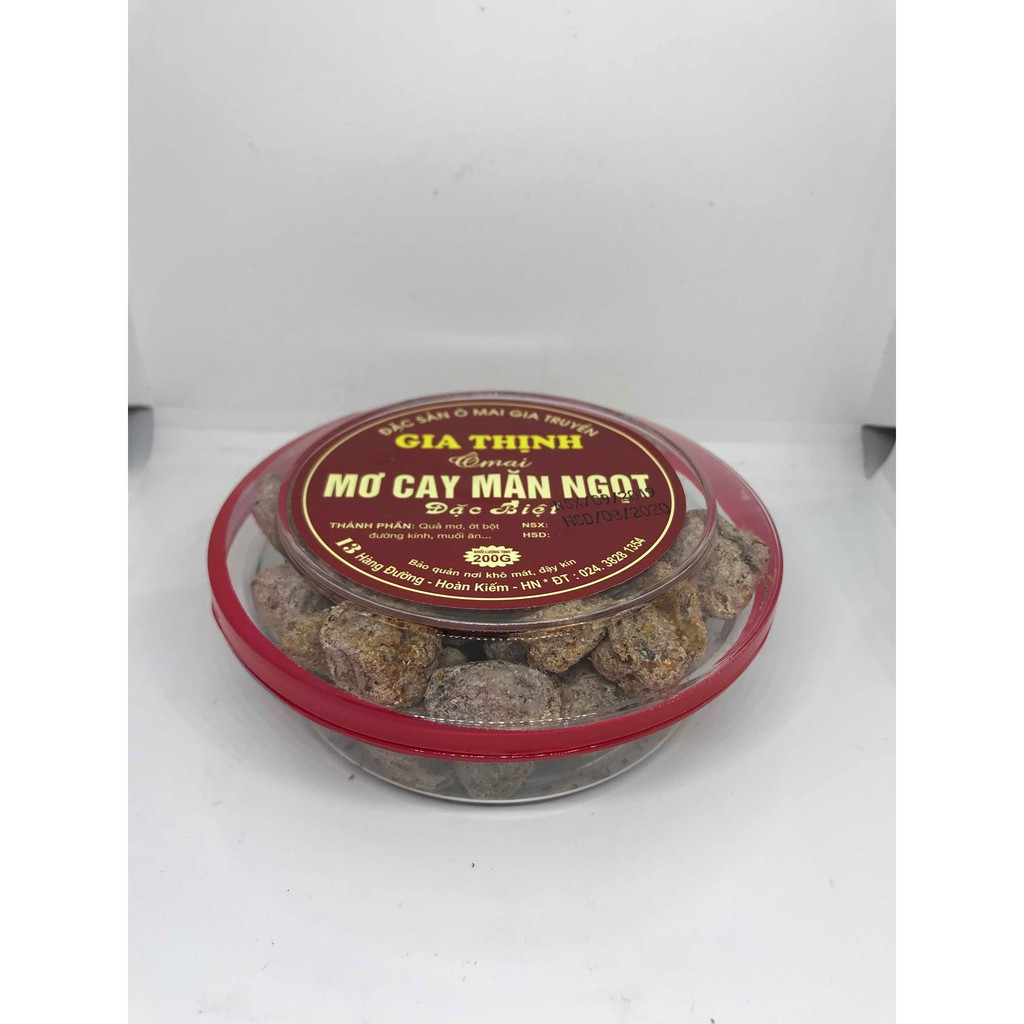 Ô mai mơ cay mặn ngọt (Xí muội cay) 500gr Gia Thịnh Hà Nội