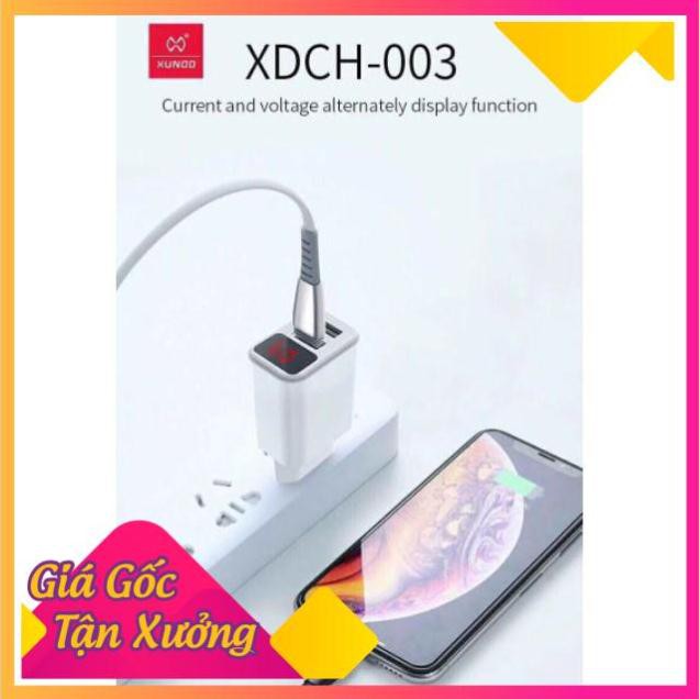 Cốc Sạc Nhanh | Cốc Sạc 2 Cổng Có Led XDCH 003 | Sạc Đẹp, Dùng Bền | 37002