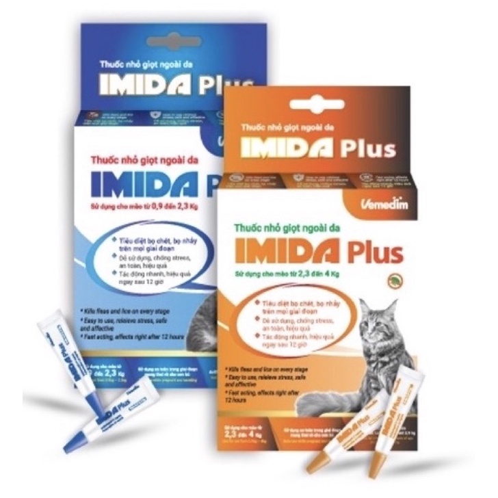 Imida hỗ trợ ve rận cho mèo