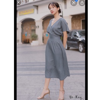Vải thô màu ghi giả jean 20k/m