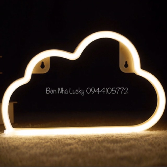 🌥 ĐÈN NEON HÌNH ĐÁM MÂY CUTE ✨