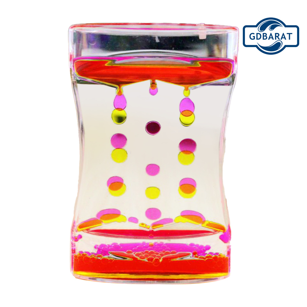 Đồ chơi đồng hồ cát dạng lỏng màu sắc tươi sáng giúp làm giảm căng thẳng dành cho phòng ngủ