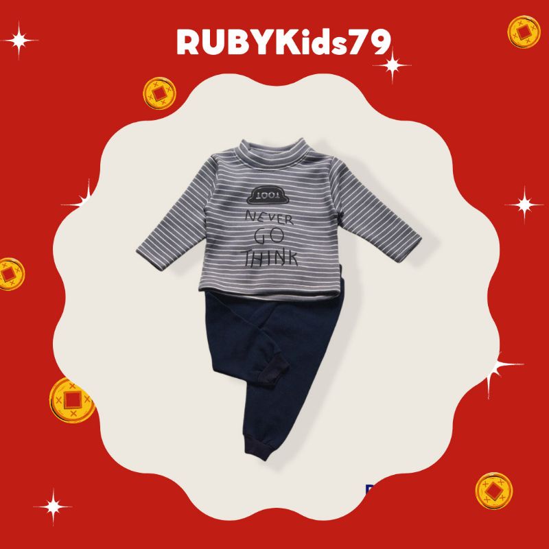 Đồ bộ nỉ bông cho bé trai gái từ 6-18kg RUBYKids79