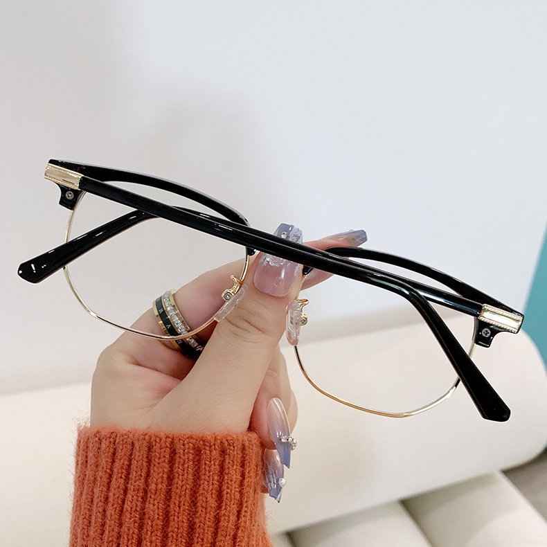 *Ready Stock* Anti Blue Light Blocking Glasses Women's Clear Anti Radiation Filter TR90 Glasses