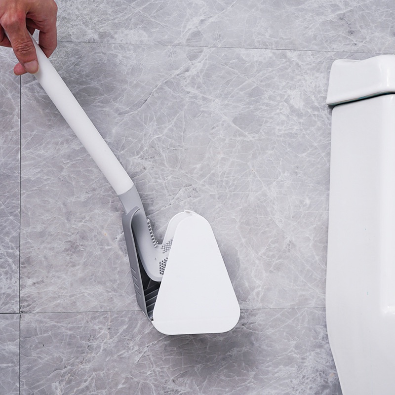 Long Handle Golf Shape Toilet Silicone Cleaning Brush/Toilet Brushes With Holder/Bathroom Toilet Bendable Cleaning Brush