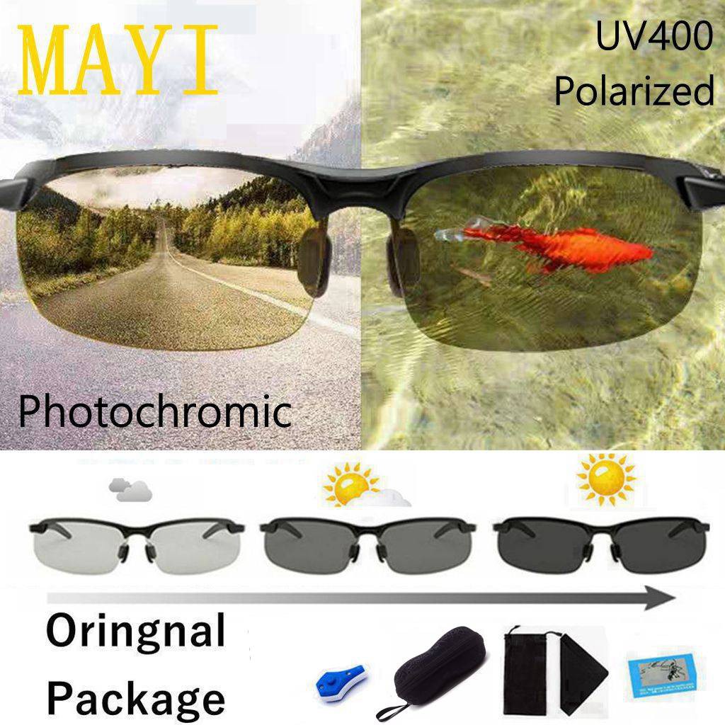 Kính phân cực chống tia UV400 thay đổi màu vào ngày và đêm tiện dụng