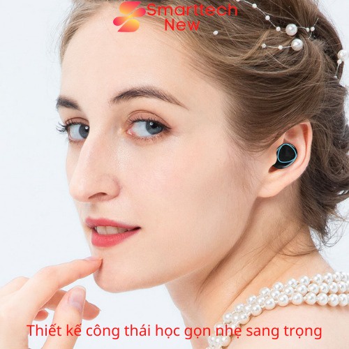 Tai nghe không dây M10 TWS 5.1 bản Quốc tế bluetooth, cảm ứng chống nước IPX7, chống ồn tích hợp sạc dự phòng 2000 mAh