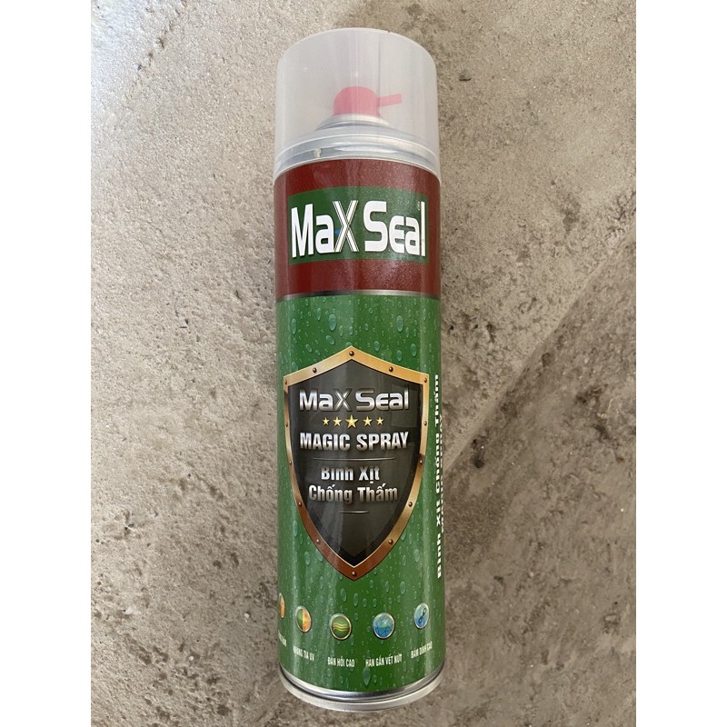 Bình xịt chống thấm Maxseal Nhật Bản - 750ml Hàng chính hãng bảo hành 3 năm