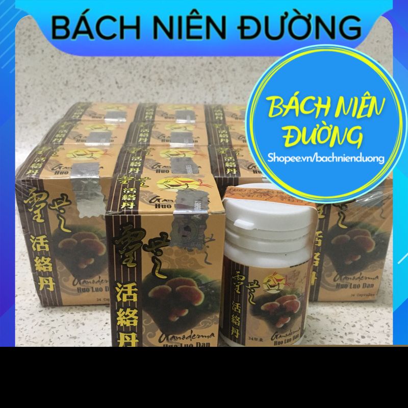 Linh Chi Hoạt Lạc Đơn Malaysia Chai 34 viên Giảm đau xương khớp hiệu quả