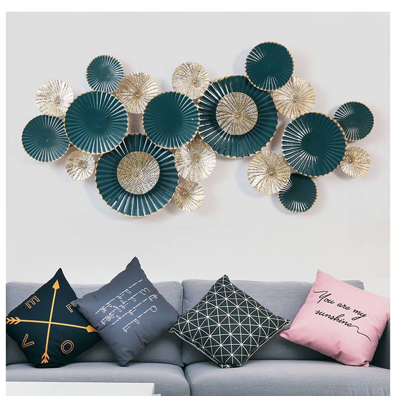 Tranh sắt treo tường trang trí nghệ thuật DNS331 sang trọng hiện đại (KT130cm x 64cm)