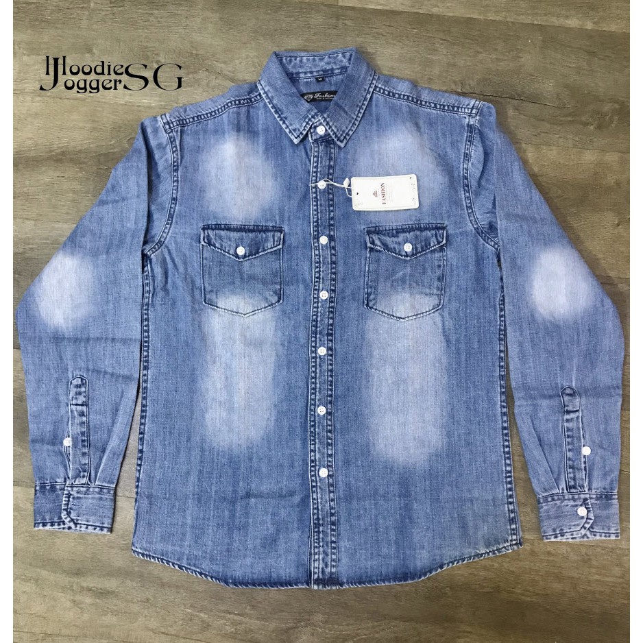 [FREE SHIP][SIZE ĐẾN 5XL] SƠ MI JEAN CHẤT MỀM CỰC ĐẸP