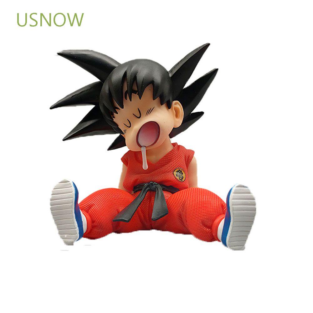 USNOW For Kids Goku Action Figures Childhood Ver Doll Ornaments Dragonball Figure Anime Sleeping Position Dragon Ball Gifts Scultures Doll Toys Figurine Model
