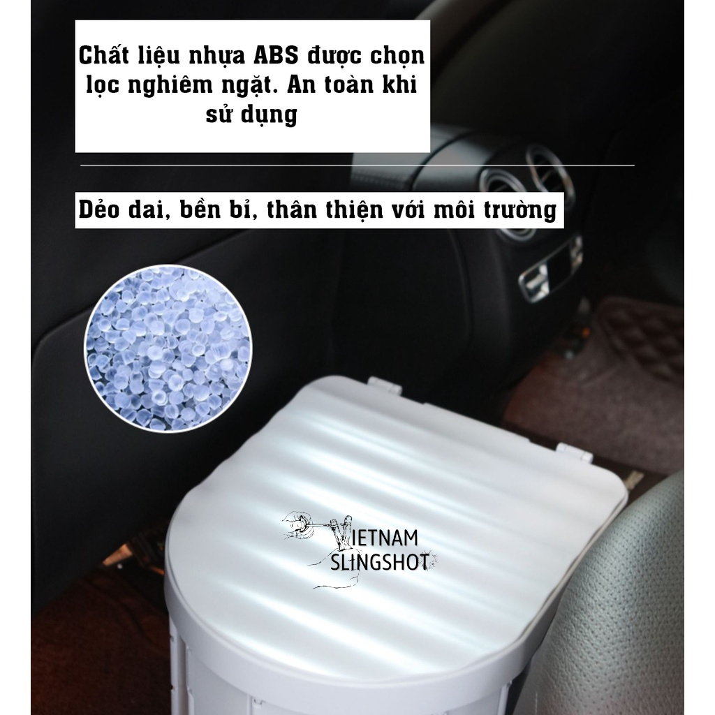 Bồn cầu dã ngoại cắm trại gấp gọn đi vệ sinh cỡ lớn, tiện dụng khi đi du lịch cắm trại, dã ngoại-DCP14