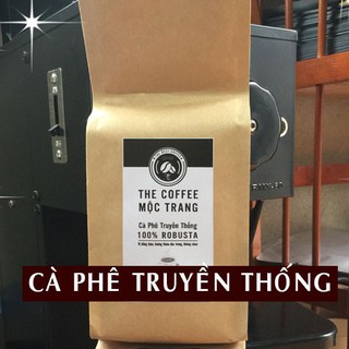 [GIÁ GỐC] 500gr Cà phê Robusta Rang Mộc dạng HẠT/BỘT - Cà phê hạt rang xay mộc pha phin pha máy