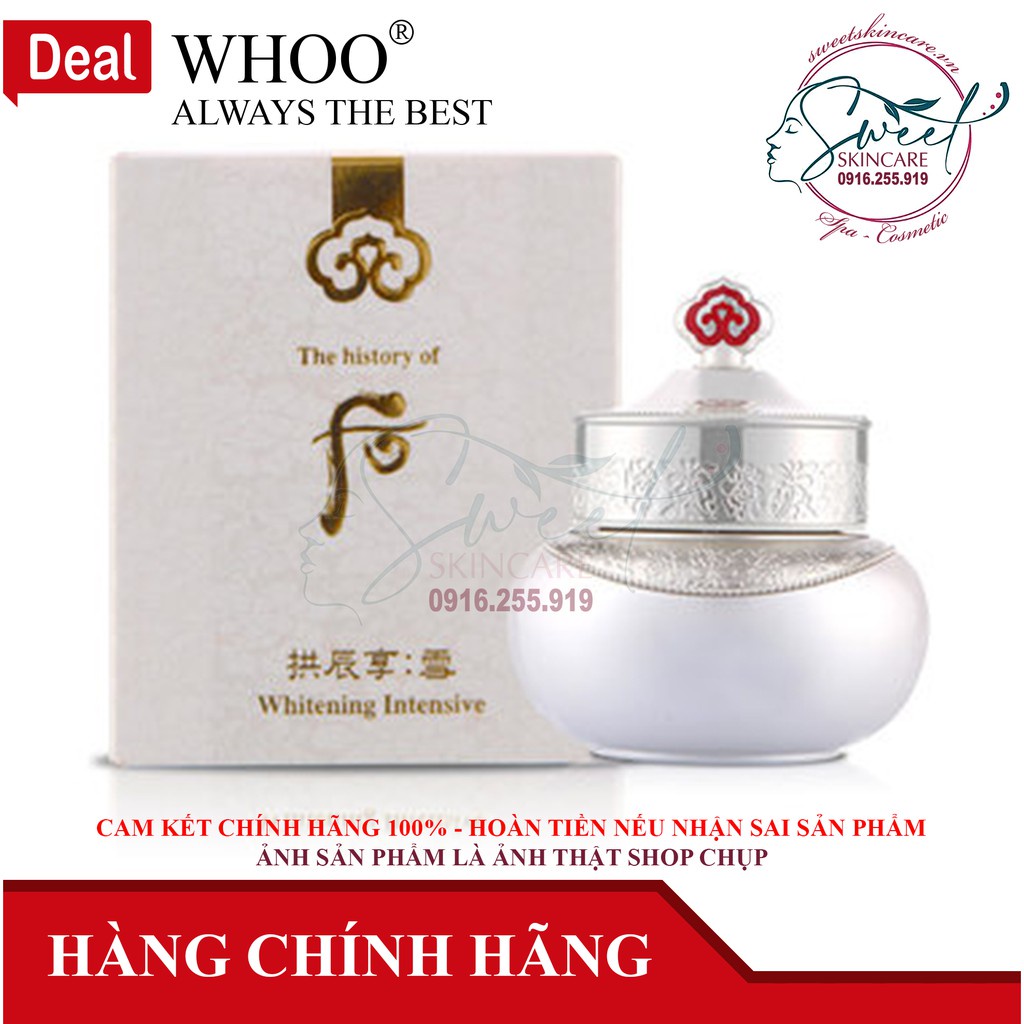 Cao Xoá Nám Tàn Nhang Đốm Nâu Dưỡng Trắng Da Căng Mịn Whoo Seol Radiant White Ultimate Corrector [whoo trắng]