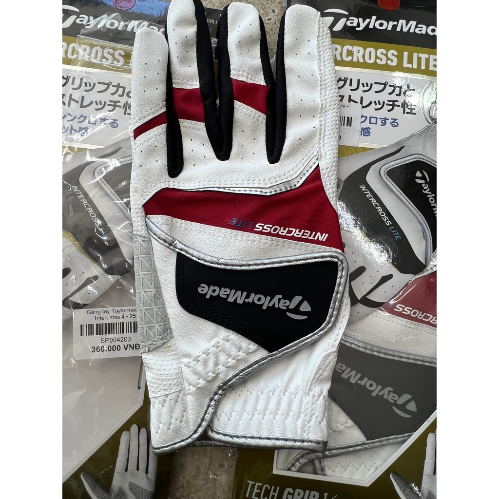 Găng tay golf Taylormade Intercross lite - golf glove Taylormade left hand