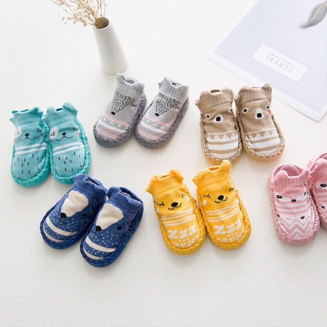 Combo 3 giày tập đi cho bé trai, bé gái từ 0-24 tháng tuổi