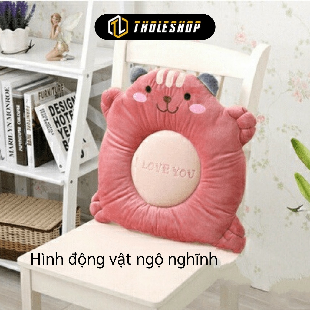 [SGD] Đệm Ngồi - Đệm Lót Ghế, Để Dưới Sàn Hình Thú Bông Dày, Không Xù Lông 6718