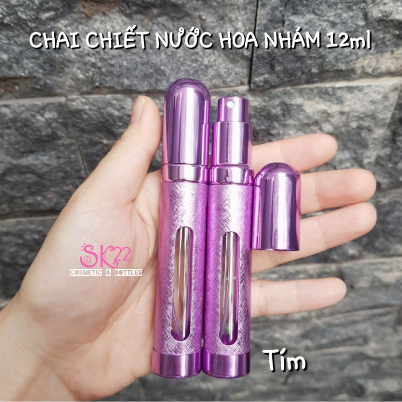 [12ml]CHAI CHIẾT NƯỚC HOA VỎ NHÔM 2 LỚP | BigBuy360 - bigbuy360.vn