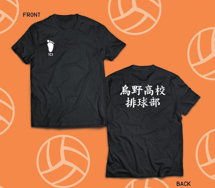 Áo Thun Tay Ngắn Họa Tiết Haikyuu Độc Đáo Plus Size