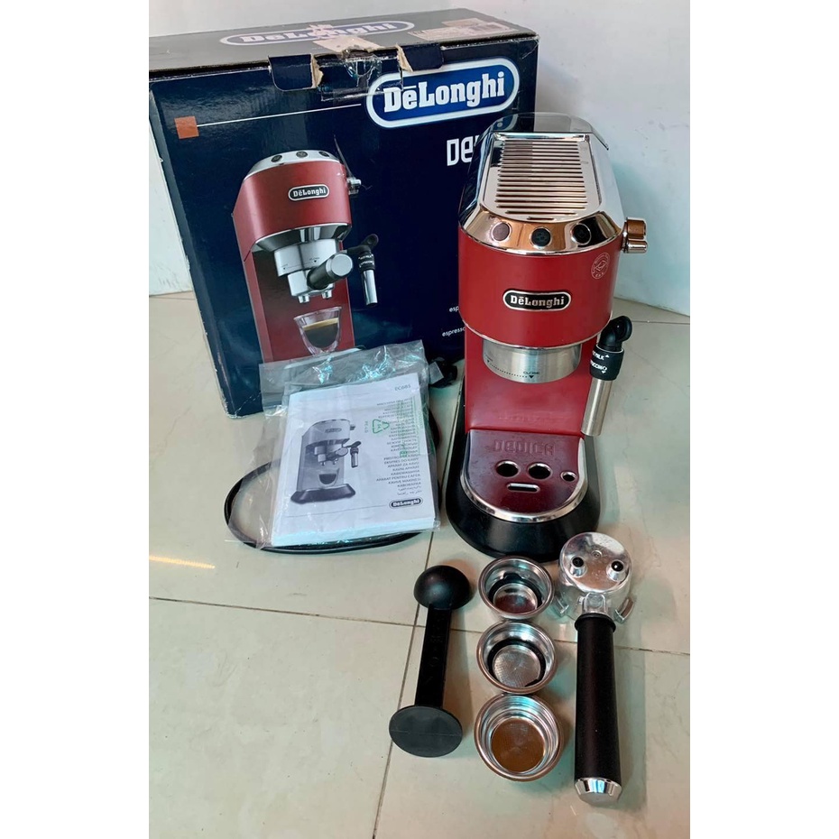 [Mã ELHADEV giảm 4% đơn 300K] Máy Pha Cà Phê Espresso DeLonghi Dedica Style EC 685.M