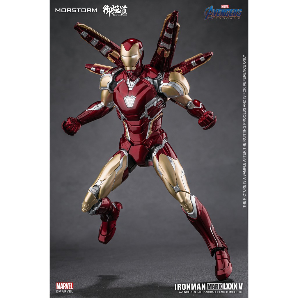 Mô hình nhựa lắp ráp IRONMAN 1/9 Iron Man Mark LXXXV MK85 Rescue MK49 (tặng storage box)