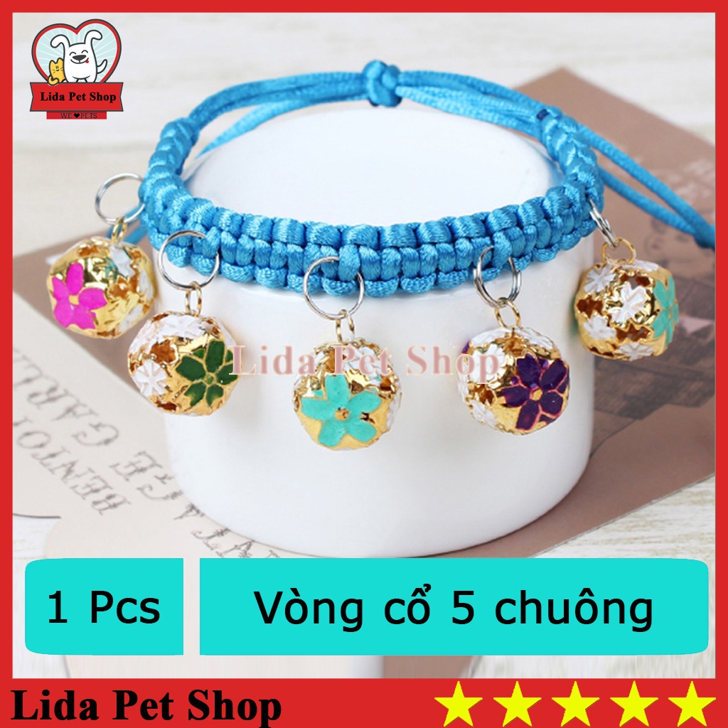 Vòng Cổ Đan Len Trên Cổ Cho Chó Mèo - Lida Pet Shop