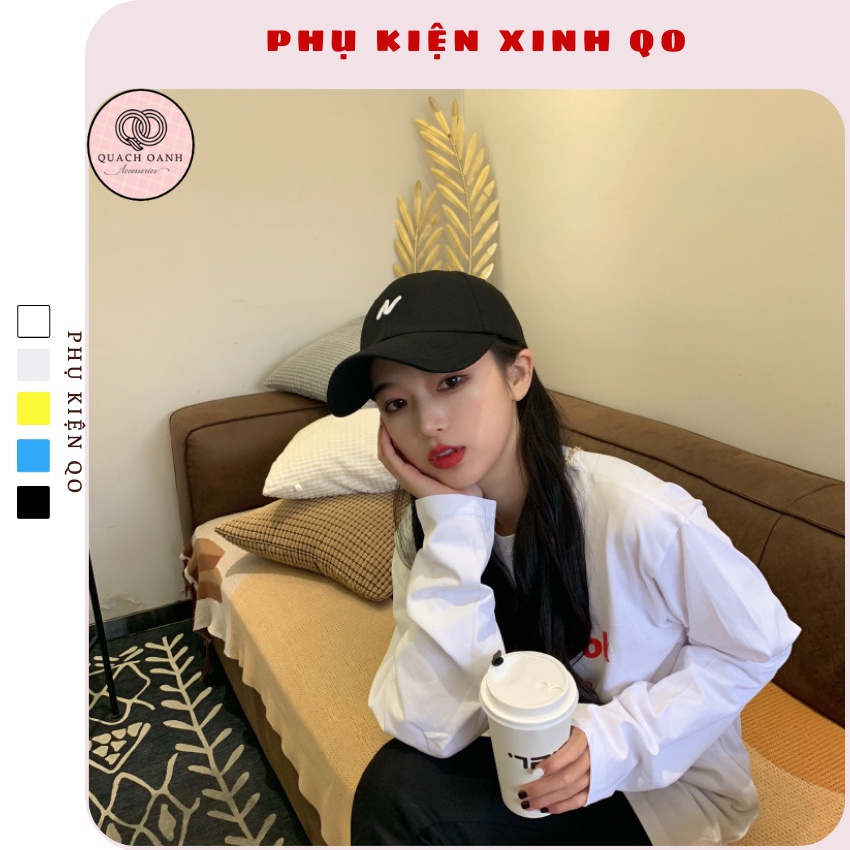 Mũ lưỡi trai ❤️ Nón kết thêu chữ phong cách Ulzzang CAP16