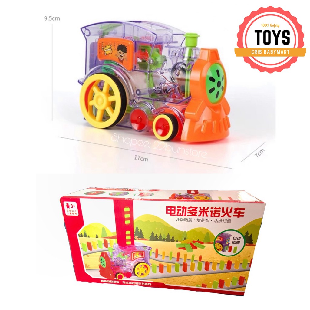 TÀU HỎA XẾP DOMINO TỰ ĐỘNG BÉ THỎA SỨC SÁNG TẠO