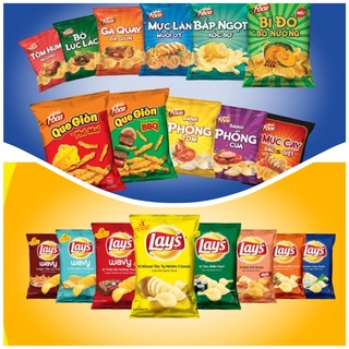 Bim bim khoai tây Lays/ Poca đủ vị 35g/63g