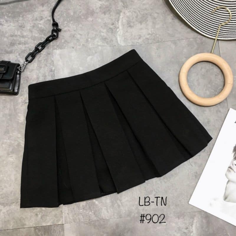 Chân váy XÒE dáng ngắn XẾP LY TO - SCXV36