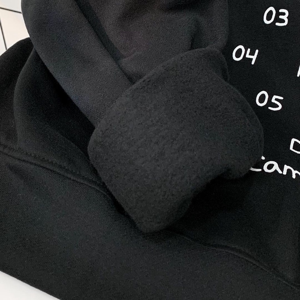 Áo Hoodie Form Rộng BOIZ Tay Dài Vải Nỉ Lót Bông Dày Dặn Ulzzang Unisex