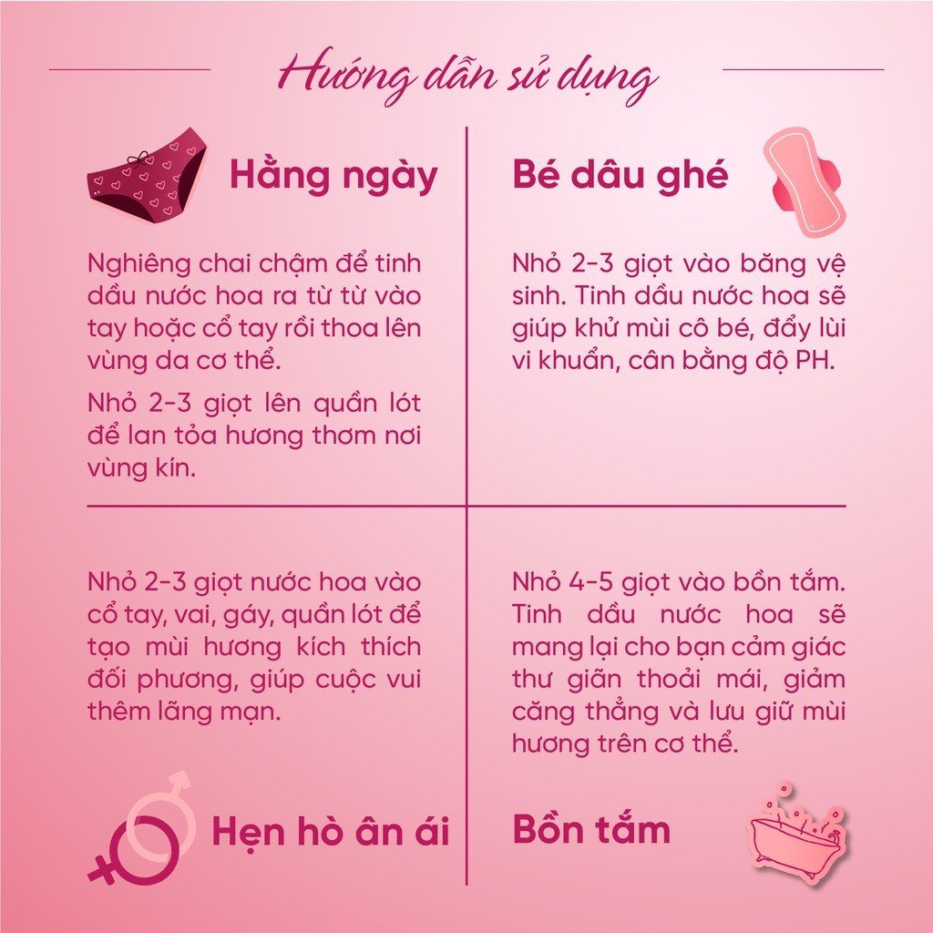 Nước hoa vùng kín SUZIKO so sexy cao cấp lưu hương 24h thơm lâu 10ml