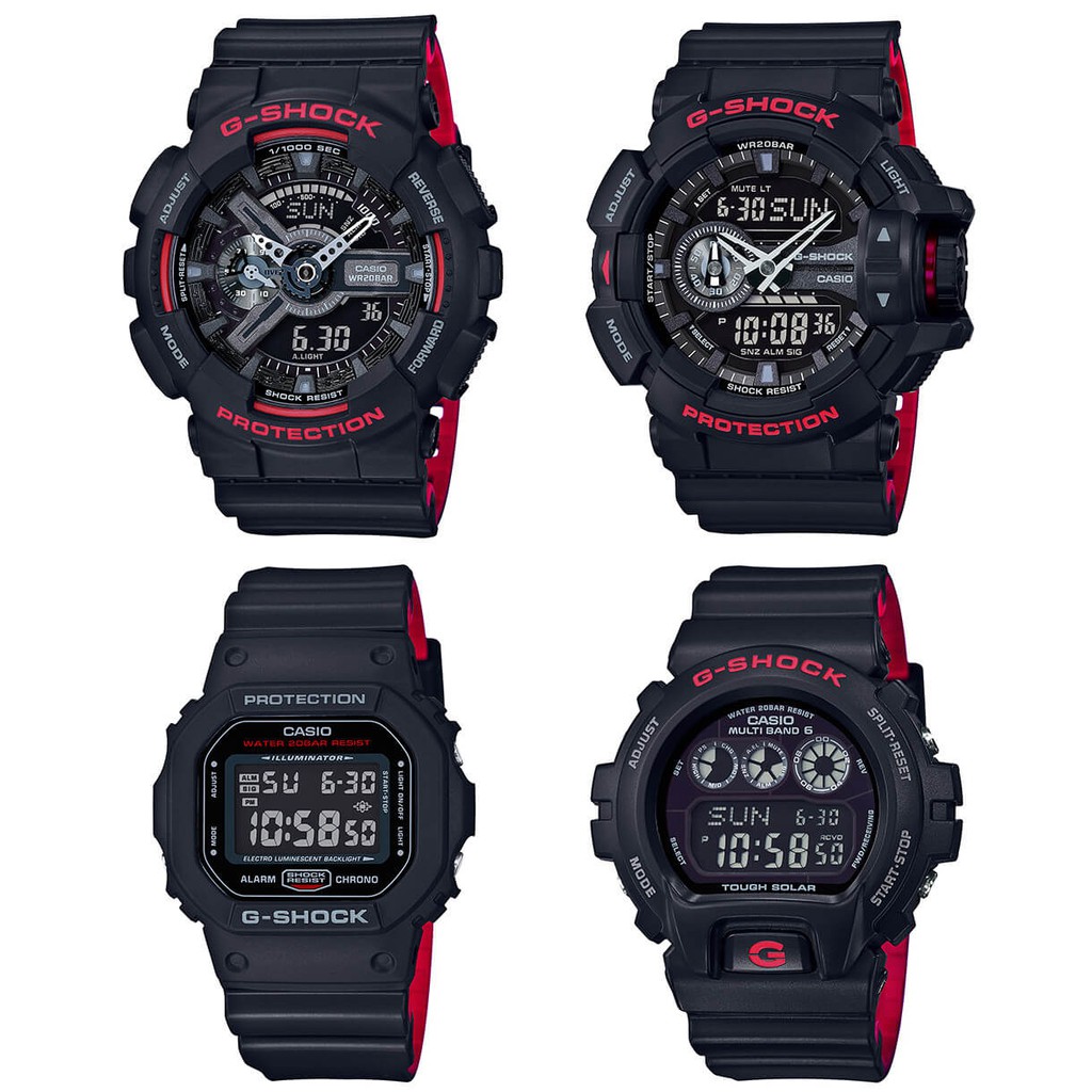 Đồng hồ thể thao nam nữ G-Shock GA-110HR-1A Full phụ kiện