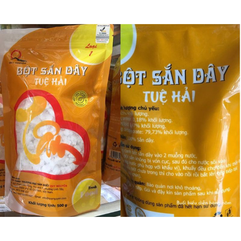 COMBO 4 GÓI BỘT SẮN DÂY NGUYÊN CHẤT THẦY TUỆ HẢI LOẠI 1