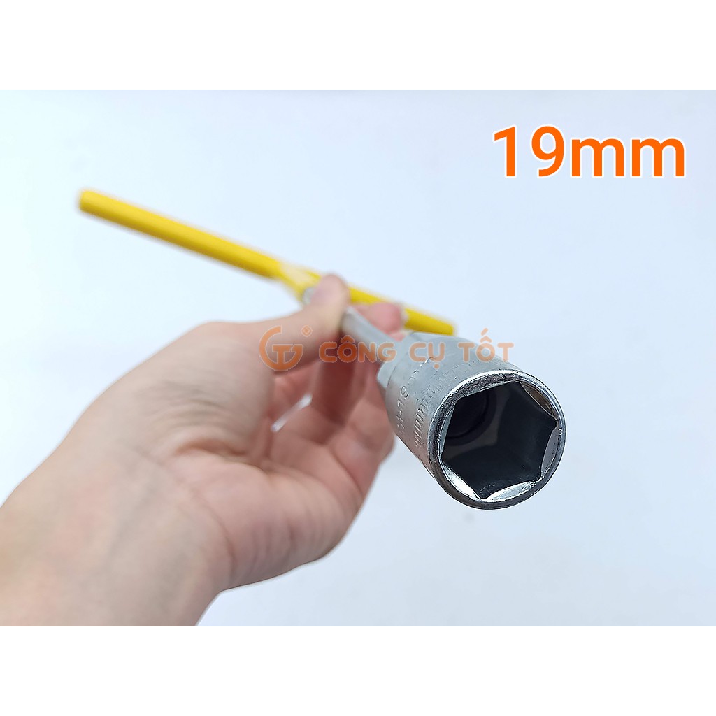 Tuýp chữ T cán bọc nhựa vàng 19mm